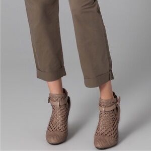 Joie Conga‎ woven high heel booties Size 6.5